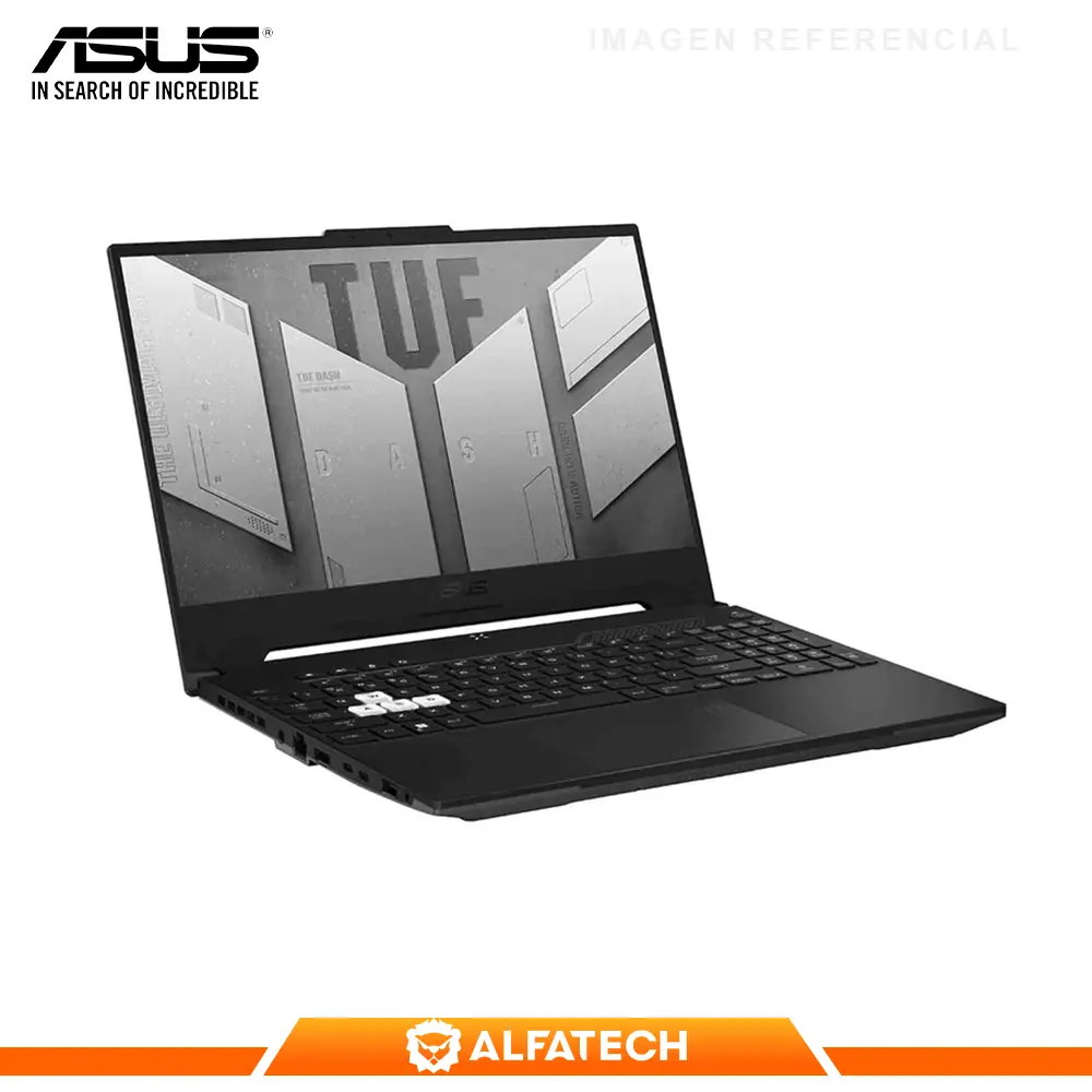 LAPTOP ASUS TUF DASH F15 FX517ZM-HN001W INTEL CORE I7 12650H 16GB RAM 512GB SSD RTX 3060 6GB 15.6 FHD IPS 144HZ - Imagen 2