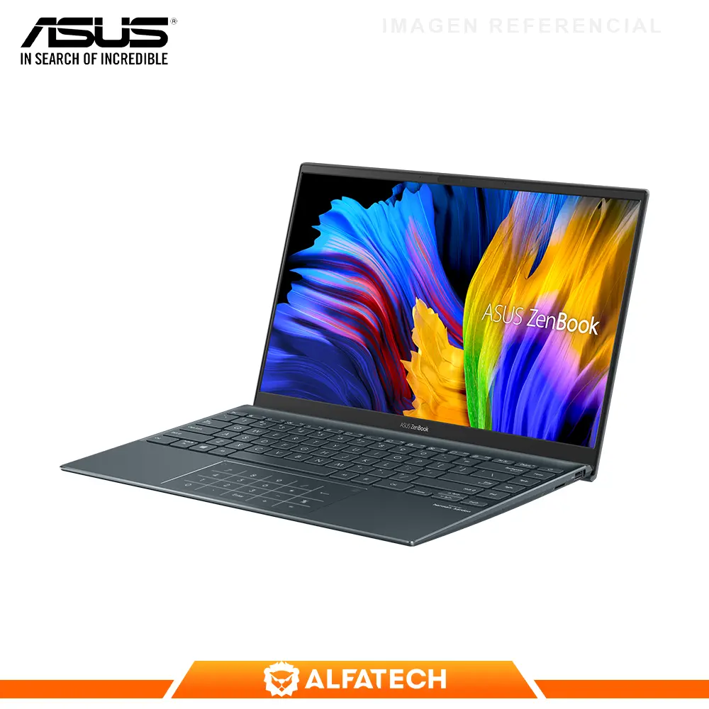 LAPTOP ASUS ZENBOOK UM425UA-KI174T AMD RYZEN 5 5500U 8GB RAM 512GB SSD 14.0 FHD(90NB0TJ1-M03640) - Imagen 2