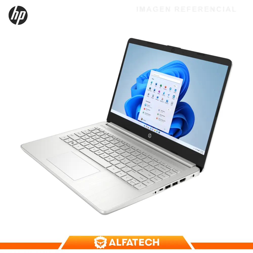 LAPTOP HP 14-FQ1012LA RYZEN 5-5500U 12GB RAM 256SSD AMD RADEON 14 HD W11(7H9U3LA) - Imagen 2