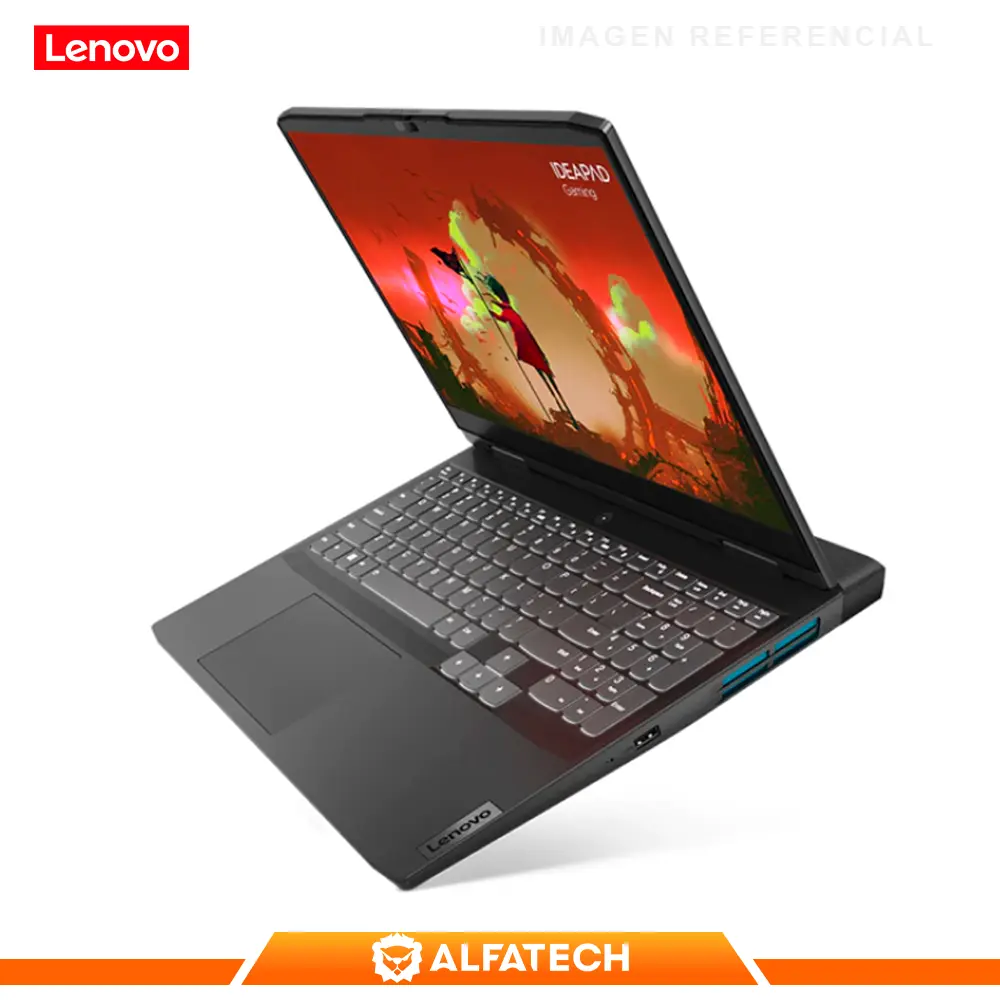 LAPTOP LENOVO IDEAPAD GAMING 3 15ARH7 AMD RYZEN 5 6600H 16GB RAM 512GB SSD RTX 3050 4GB 15.6 FHD IPS 120HZ(82SB00HPLM) - Imagen 3