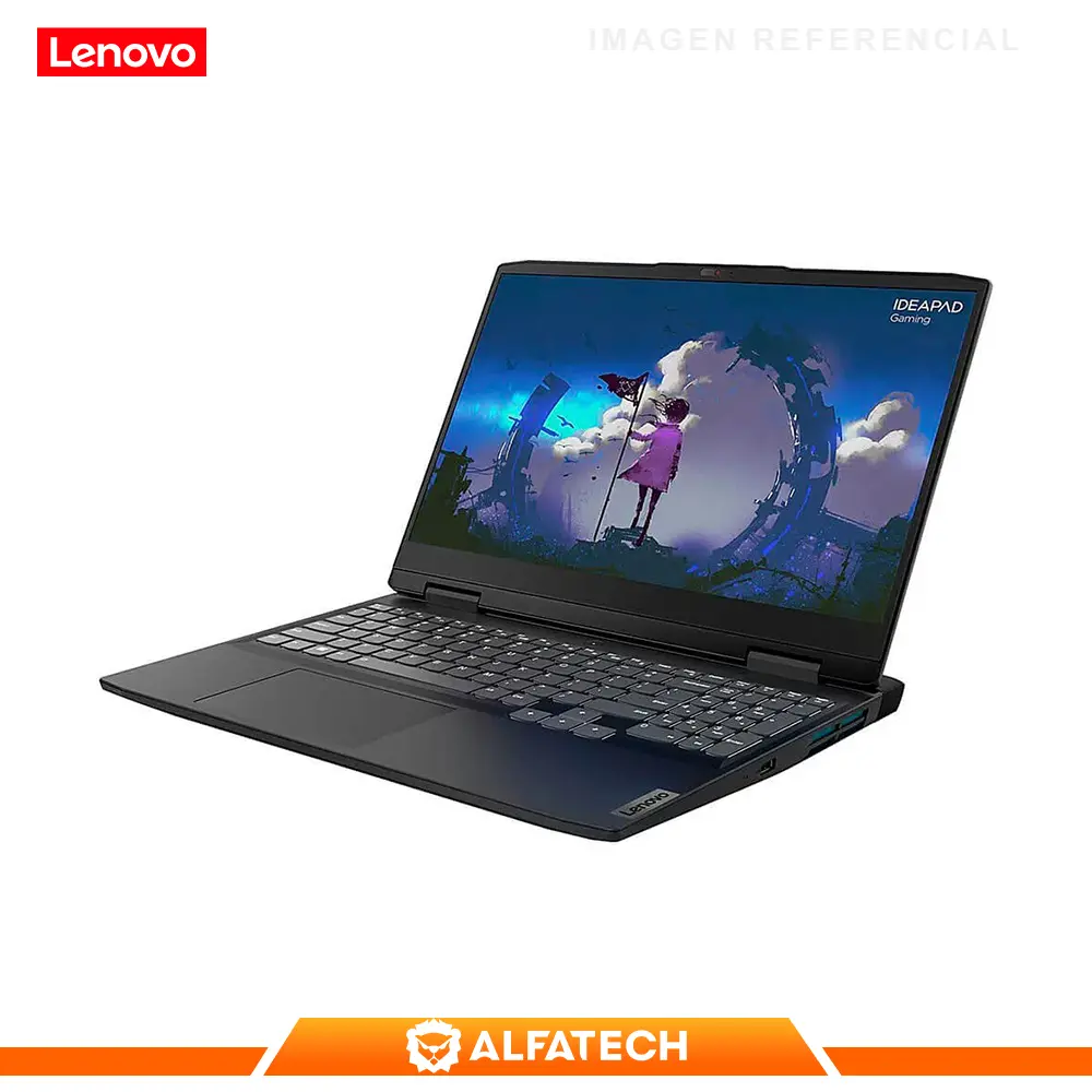 LAPTOP LENOVO IDEAPAD GAMING 3 15ARH7 AMD RYZEN 5 7535H 16GB RAM 512GB SSD RTX 3050 6GB 15.6 FHD IPS 120HZ - Imagen 2