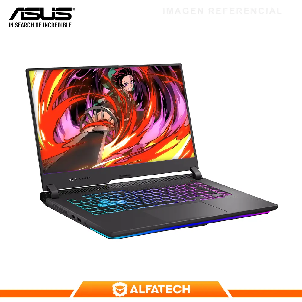 LAPTOP ASUS ROG STRIX G513RC-HN036W AMD RYZEN 7 6800HS 16GB RAM 512GB SSD RTX 3050 4GB 15.6 FHD IPS 144HZ(90NR08A5-M001U0) - Imagen 2