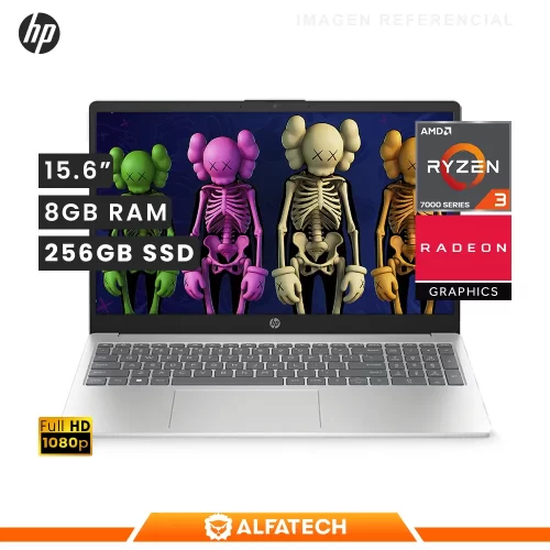 HP 15 FC0005LA AMD RYZEN 3 7320U 8GB RAM 256GB SSD 15.6 FHD