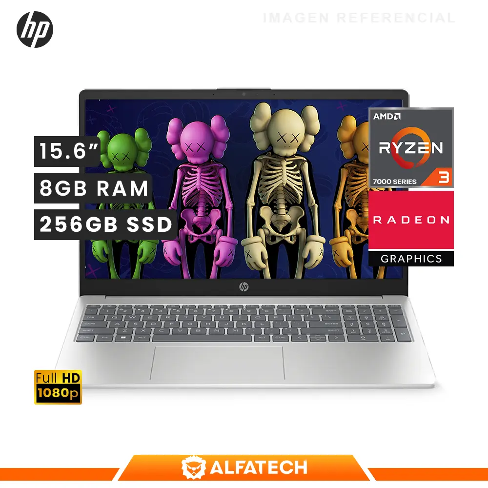 HP 15 FC0005LA AMD RYZEN 3 7320U 8GB RAM 256GB SSD 15.6 FHD