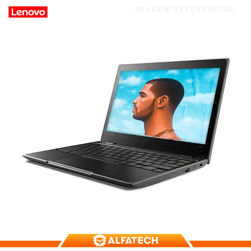 LENOVO 100E CHROMEBOOK 2ND GEN INTEL CELERON N4020 4GB RAM 64GB EMMC 11.6 HD (81M8009ULM) - Imagen 2