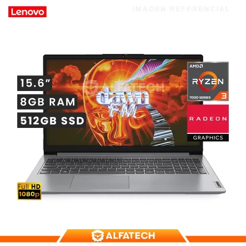 LENOVO IDEAPAD 1 15AMN7 AMD RYZEN 3 7320U 8GB RAM 512GB SSD 15.6 FHD(82VG00HALM )