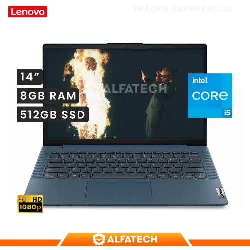 LAPTOP LENOVO IDEAPAD 5 14ITL05 INTEL CORE I5 1135G7 8GB RAM 512GB SSD 14 FHD