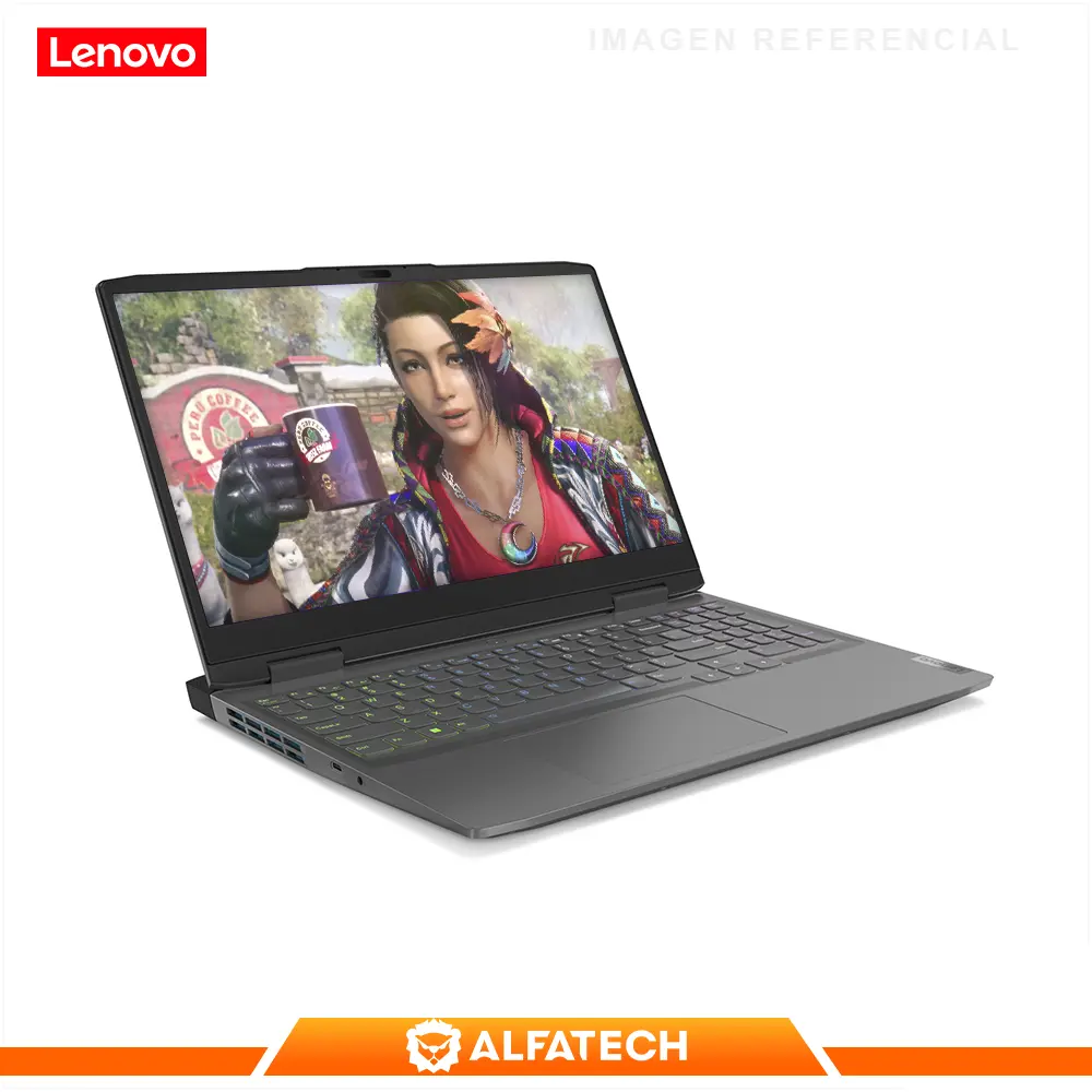 LAPTOP LENOVO LOQ 15APH8 GAMING AMD RYZEN 7 7840HS 16GB RAM 512GB SSD RTX 4050 6GB 15.6 FHD IPS 144HZ (82XT001NUS) - Imagen 2