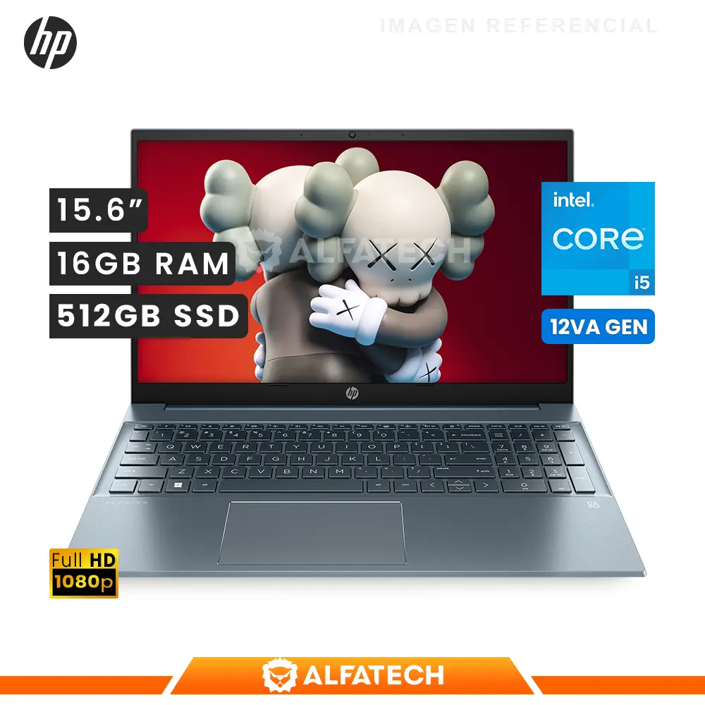 LAPTOP HP PAVILION 15-EG2502LA INTEL CORE I5 1235U 16GB RAM 512GB SSD 15.6 FHD (91S35LA#ABM)