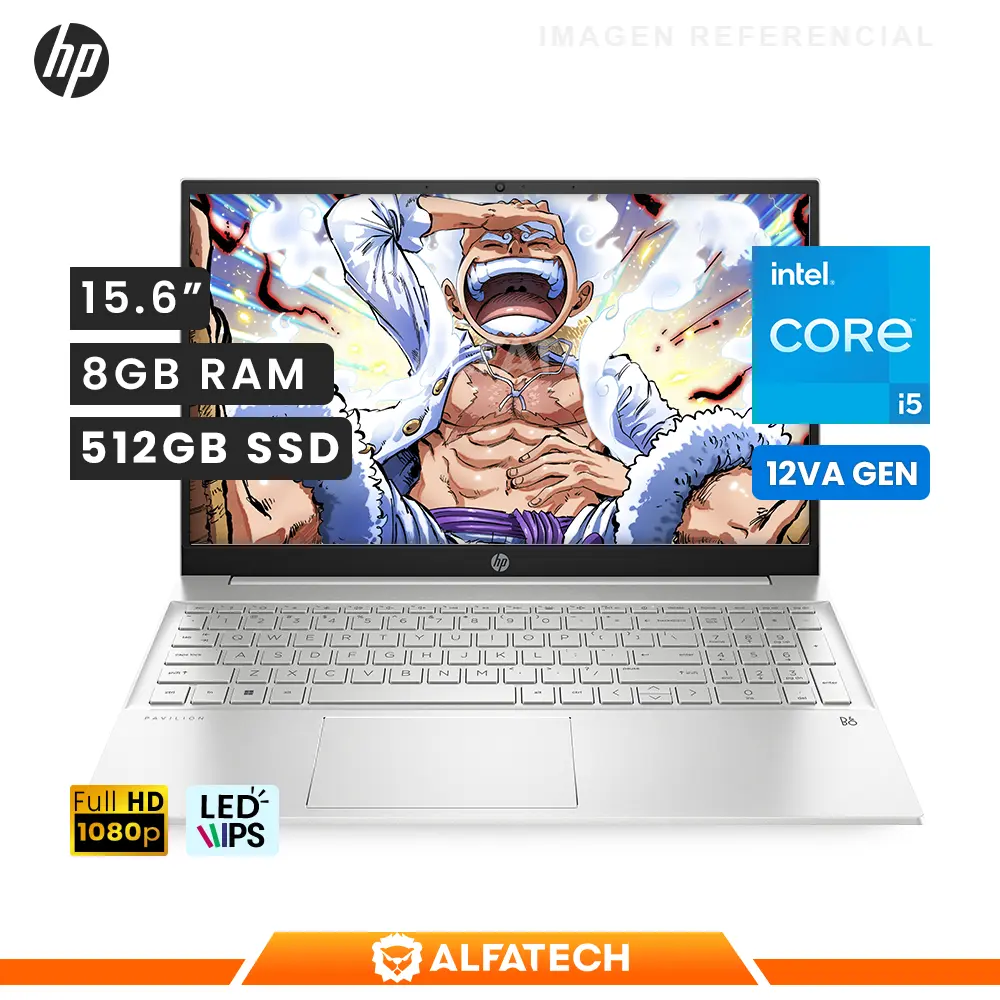 LAPTOP HP PAVILION 15-EG2510LA INTEL CORE I5 1235U 8GB RAM 512GB SSD 15.6 FHD (928S2LA#ABM)