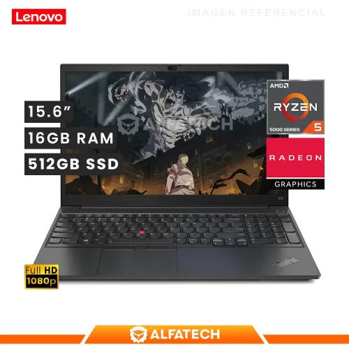 LAPTOP LENOVO THINKPAD E15 G3 AMD RYZEN 5 5500U 16GB RAM 512GB SSD 15.6 FHD(20YSH1M900)