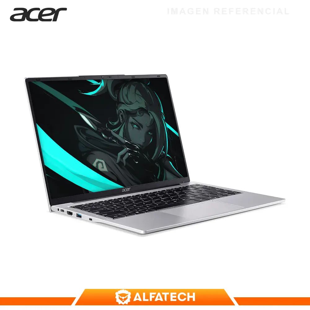 LAPTOP ACER ASPIRE LITE AL14 31P 353Y INTEL CORE I3 N300 8GB RAM 512GB SSD 14 WUXGA IPS (NX.KS9AL.001) - Imagen 2