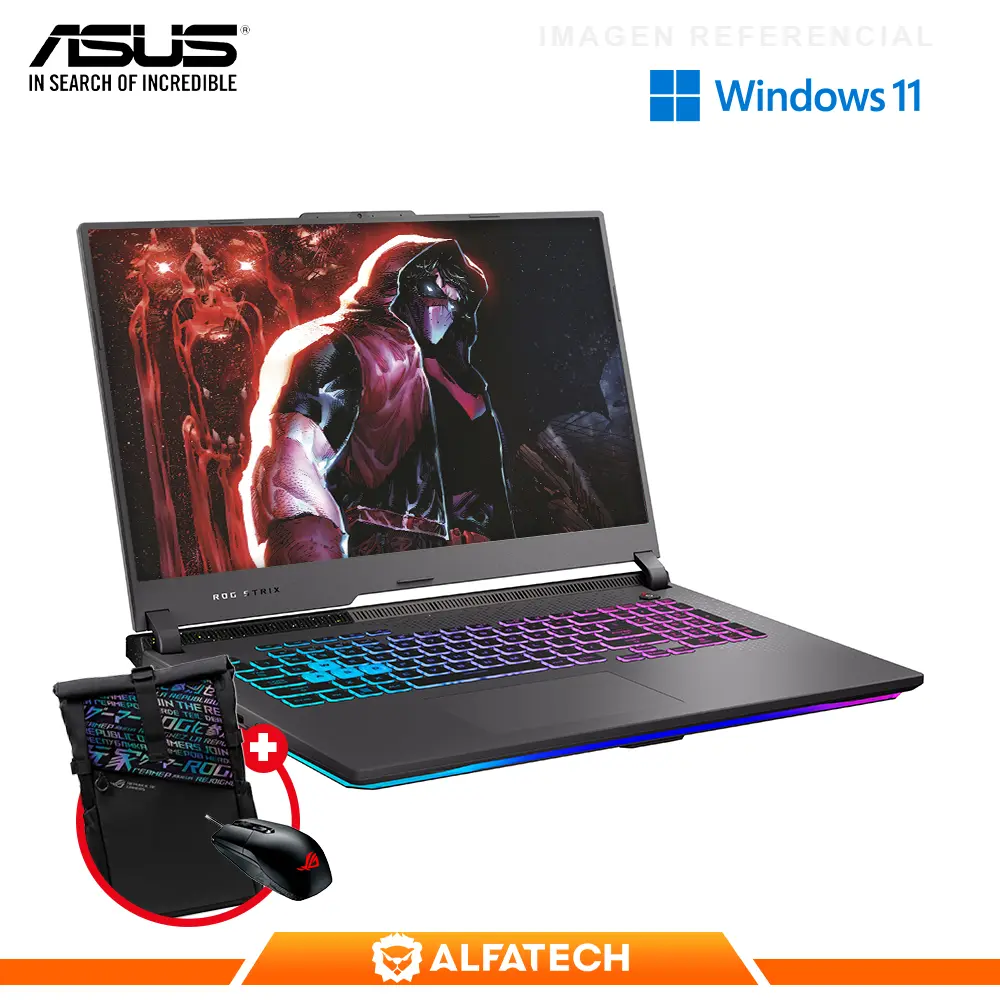 LAPTOP ASUS ROG STRIX G15 G513RM-HQ081W AMD RYZEN 9 6900HX 16GB RAM 1TB SSD RTX 3060 6GB 15.6 WQHD IPS 165HZ (90NR0845-M003N0) - Imagen 2